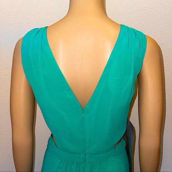 NWT~ASOS-Green Cut Out Dress 👗 - Picture 6 of 9